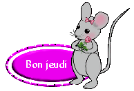 Gif animé Bon jeudi souris